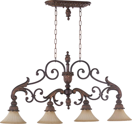 Quorum Home Quorum - 6330-4-88 - Four Light Island Pendant - Corsican Gold