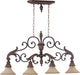 Quorum Home Quorum - 6330-4-88 - Four Light Island Pendant - Corsican Gold