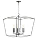 Quorum Home Quorum - 6412-6-59 - Six Light Pendant - Matte Black