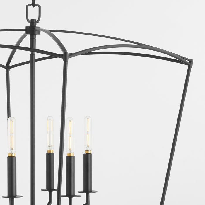 Quorum Home Quorum - 6412-6-59 - Six Light Pendant - Matte Black