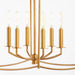 Quorum Home Quorum - 6412-6-74 - Six Light Pendant - Gold Leaf