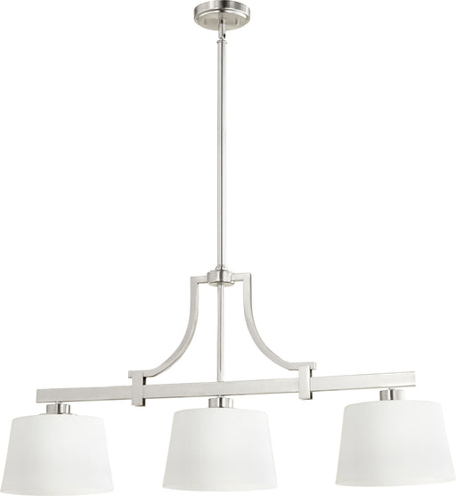 Quorum Home Quorum - 6507-3-65 - Three Light Island Pendant - Satin Nickel