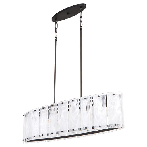 Quorum Home Quorum - 6575-6-59 - Six Light Linear Pendant - Matte Black