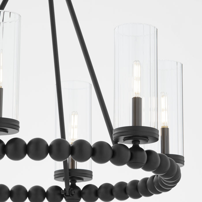 Quorum Home Quorum - 661-6-59 - Six Light Chandelier - Matte Black