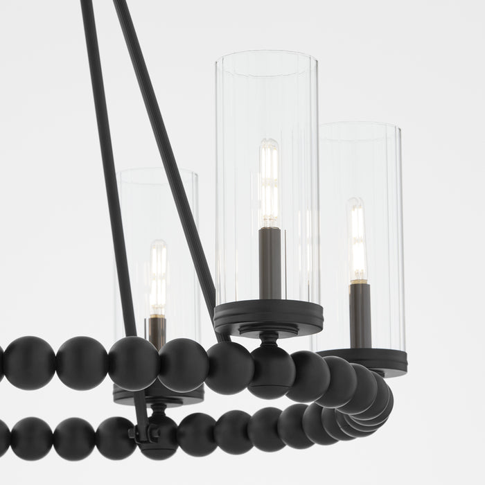 Quorum Home Quorum - 661-6-59 - Six Light Chandelier - Matte Black