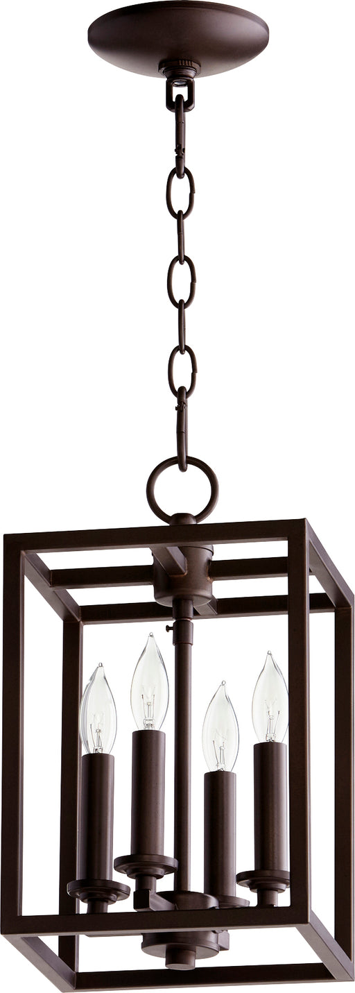 Quorum Home Quorum - 6731-4-186 - Four Light Entry Pendant - Oiled Bronze