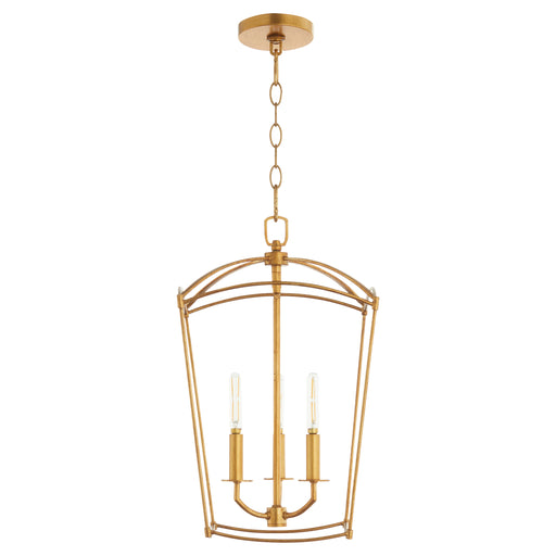 Quorum Home Quorum - 6812-3-74 - Three Light Entry - Gold Leaf