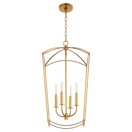 Quorum Home Quorum - 6812-4-74 - Four Light Entry - Gold Leaf