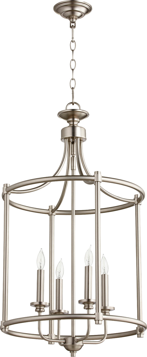 Quorum Home Quorum - 6822-4-65 - Four Light Entry Pendant - Satin Nickel