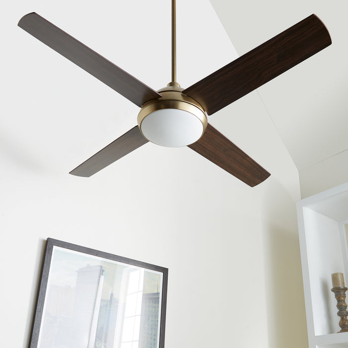 Quorum Home Quorum - 68524-80 - 52"Ceiling Fan - Aged Brass