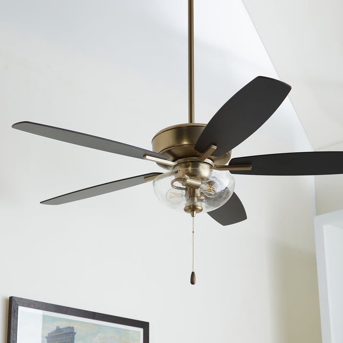 Quorum Home Quorum - 7052-280 - 52"Ceiling Fan - Aged Brass