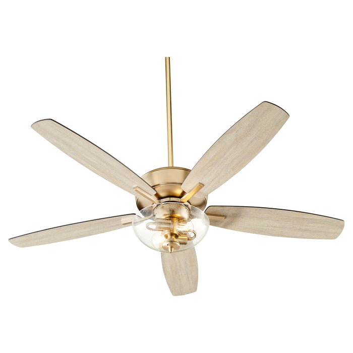 Quorum Home Quorum - 7052-280 - 52"Ceiling Fan - Aged Brass