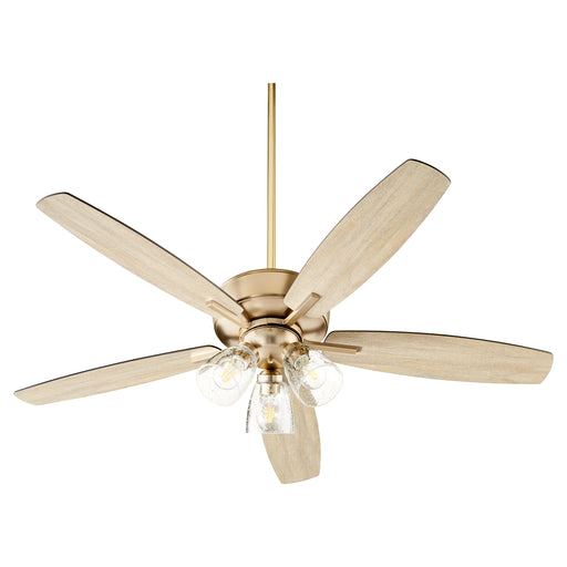 Quorum Home Quorum - 7052-380 - 52"Ceiling Fan - Aged Brass