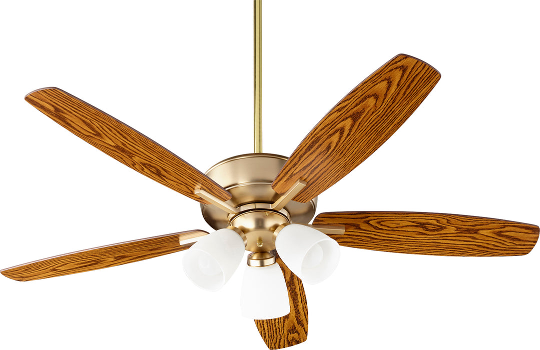 Quorum Home Quorum - 70525-380 - 52"Ceiling Fan - Aged Brass