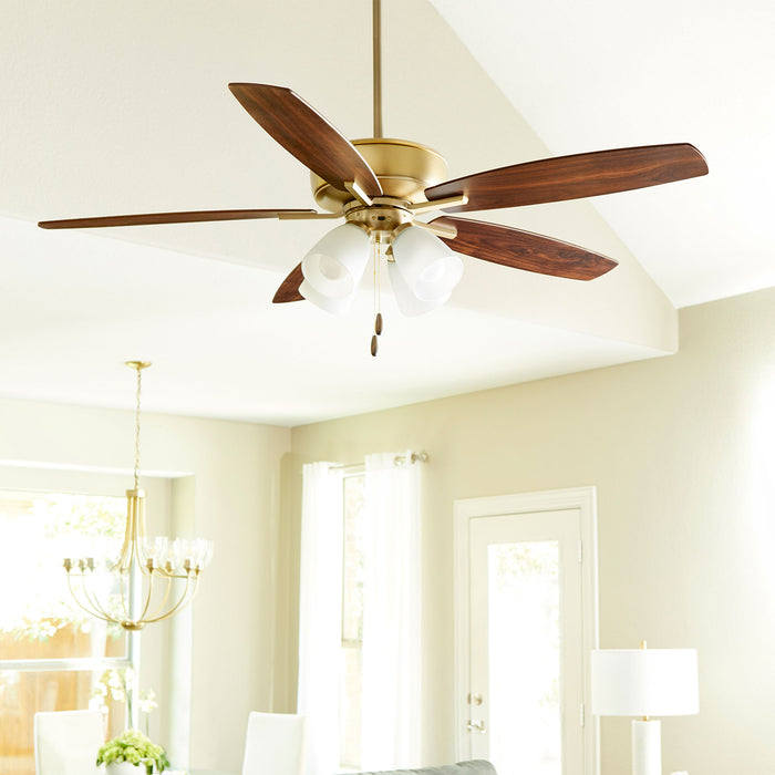 Quorum Home Quorum - 70525-480 - 52"Ceiling Fan - Aged Brass