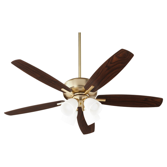 Quorum Home Quorum - 70525-480 - 52"Ceiling Fan - Aged Brass