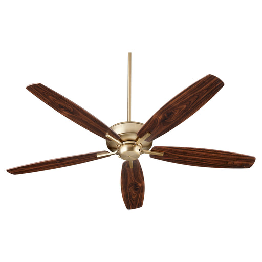 Quorum Home Quorum - 7060-80 - 60"Ceiling Fan - Aged Brass