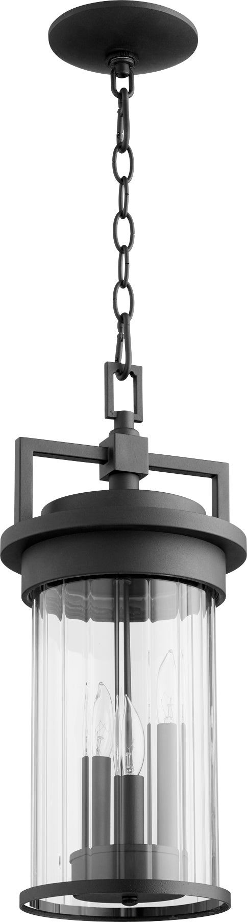 Quorum Home Quorum - 7216-3-69 - Three Light Pendant - Textured Black