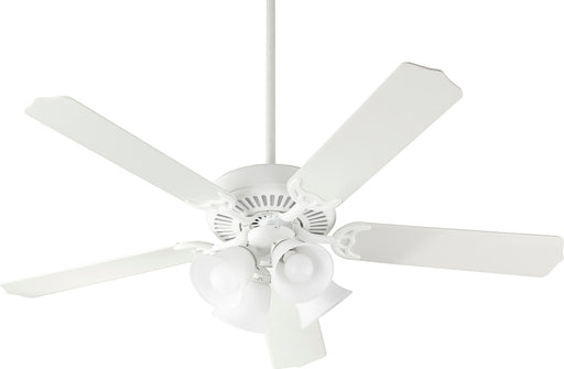 Quorum Home Quorum - 7525-008 - 52"Ceiling Fan - Studio White w/ Satin Opal