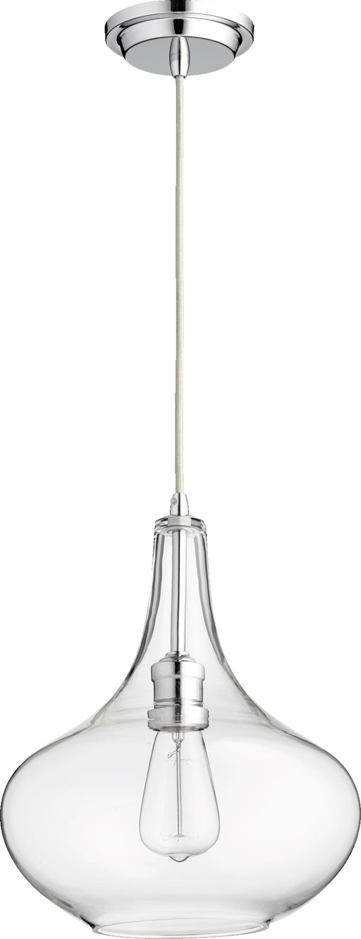 Quorum Home Quorum - 8004-14 - One Light Pendant - Chrome w/ Clear