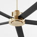 Quorum Home Quorum - 80805-8059 - 80" Ceiling Fan - Aged Brass