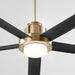 Quorum Home Quorum - 80805-8059 - 80" Ceiling Fan - Aged Brass