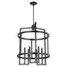 Quorum Home Quorum - 8174-6-59 - Six Light Entry - Matte Black