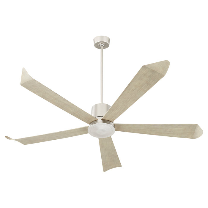 Quorum Home Quorum - 82725-65 - 72"Patio Fan - Satin Nickel