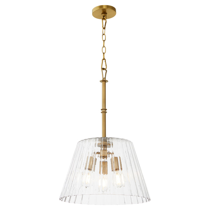 LAWTON 16" Pendant - Brushed Brass