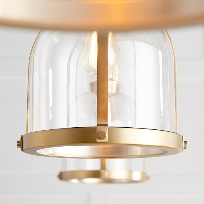 Quorum Home Quorum - 886-80 - One Light Pendant - Aged Brass