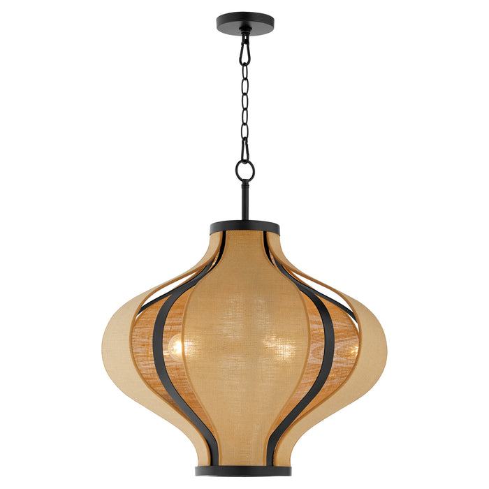 MONROE 3 Light Pendant - Matte Black