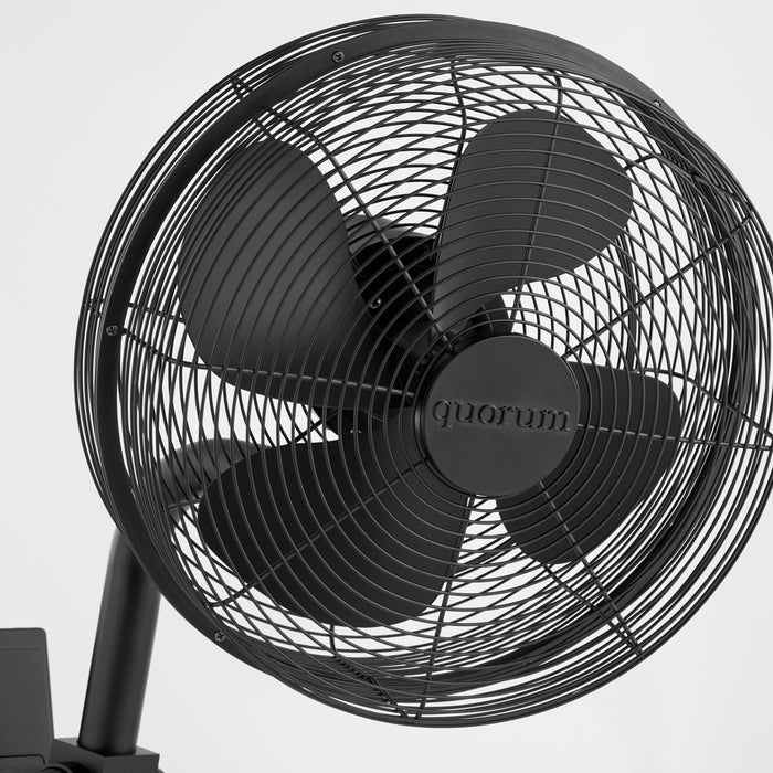 Quorum Home Quorum - 98134-59 - 13" Wall Fan - Matte Black