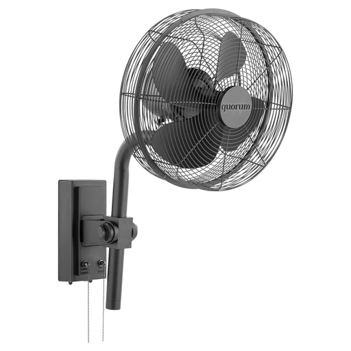 Quorum Home Quorum - 98134-59 - 13" Wall Fan - Matte Black